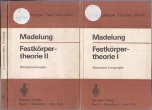 Madelung. Festkörpertheorie. Teil 1-3